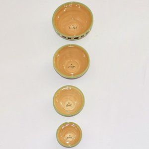 NEW Grasslands Road Christmas Holiday Bake Shop Prep Bowls